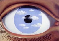 Magritte, Rene - the false mirror